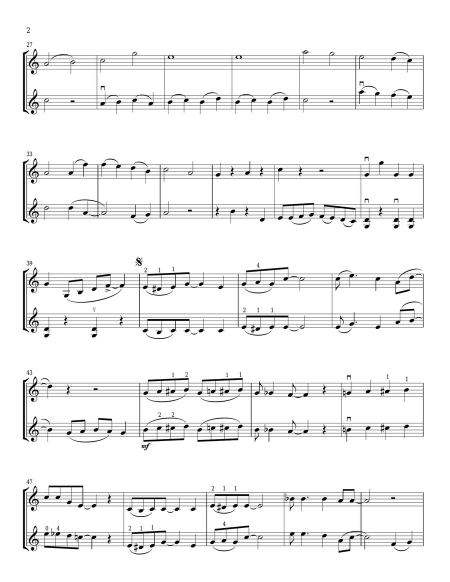 When I'm Sixty-Four When I'm Sixty-Four String Duet scores gallery preview page 2