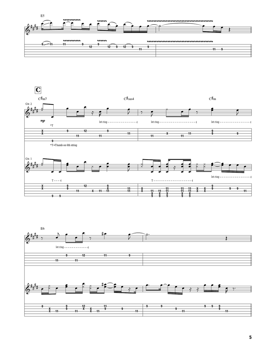 What Happens Next Acoustic Guitar scores gallery preview page 5