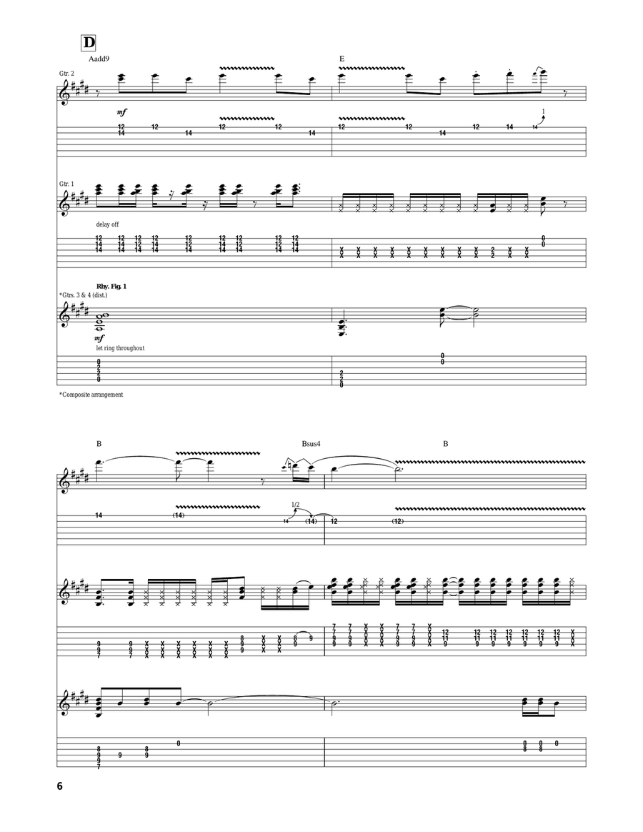 What Happens Next Acoustic Guitar scores gallery preview page 6