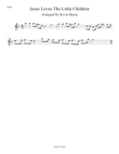 Jesus Loves The Little Children - Flute mini preview