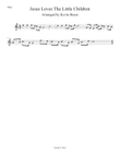 Jesus Loves The Little Children (Easy key of C) - Oboe mini preview