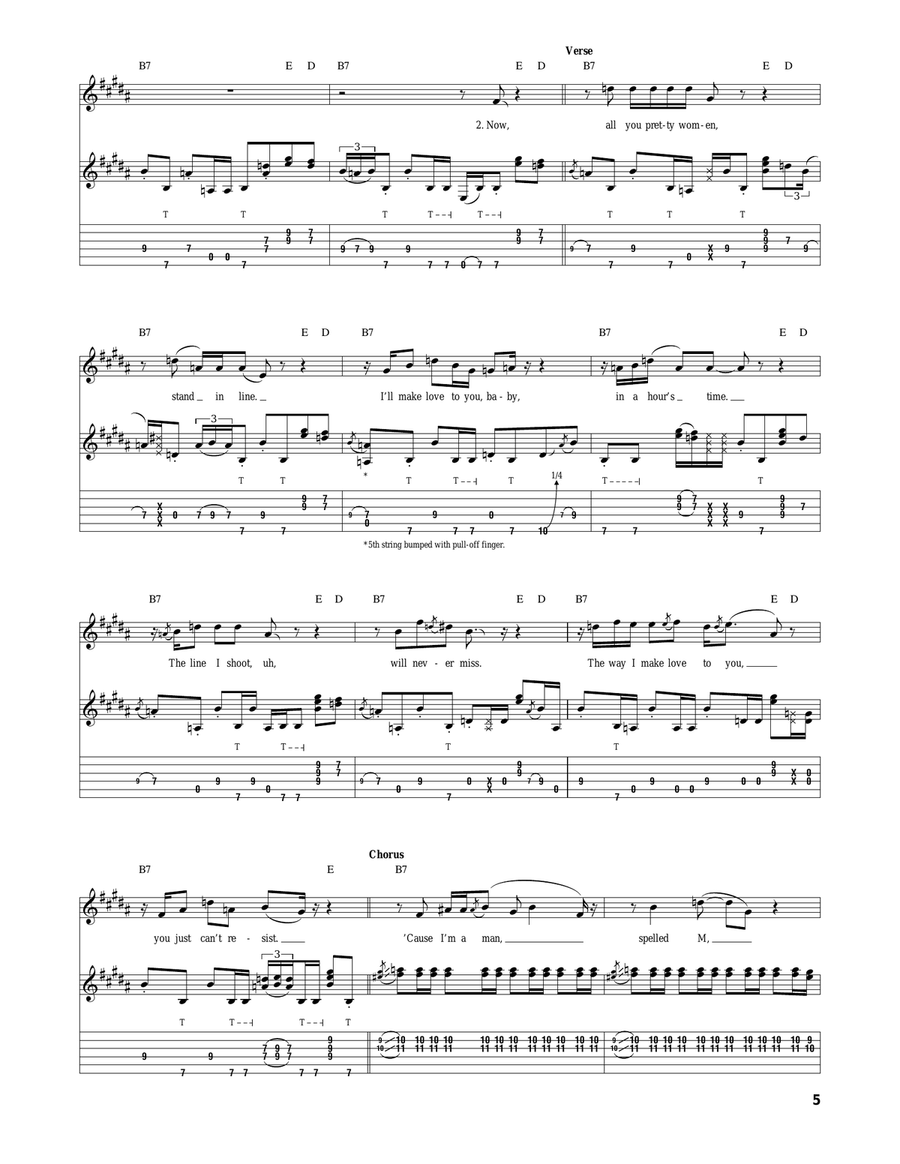 Mannish Boy Mannish Boy Acoustic Guitar scores gallery preview page 5