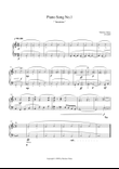 Piano Song No.1 - Tarantula