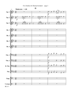 Five Fanfares for Rimsky-Korsakov for Brass Choir Brass Ensemble scores gallery preview page 3