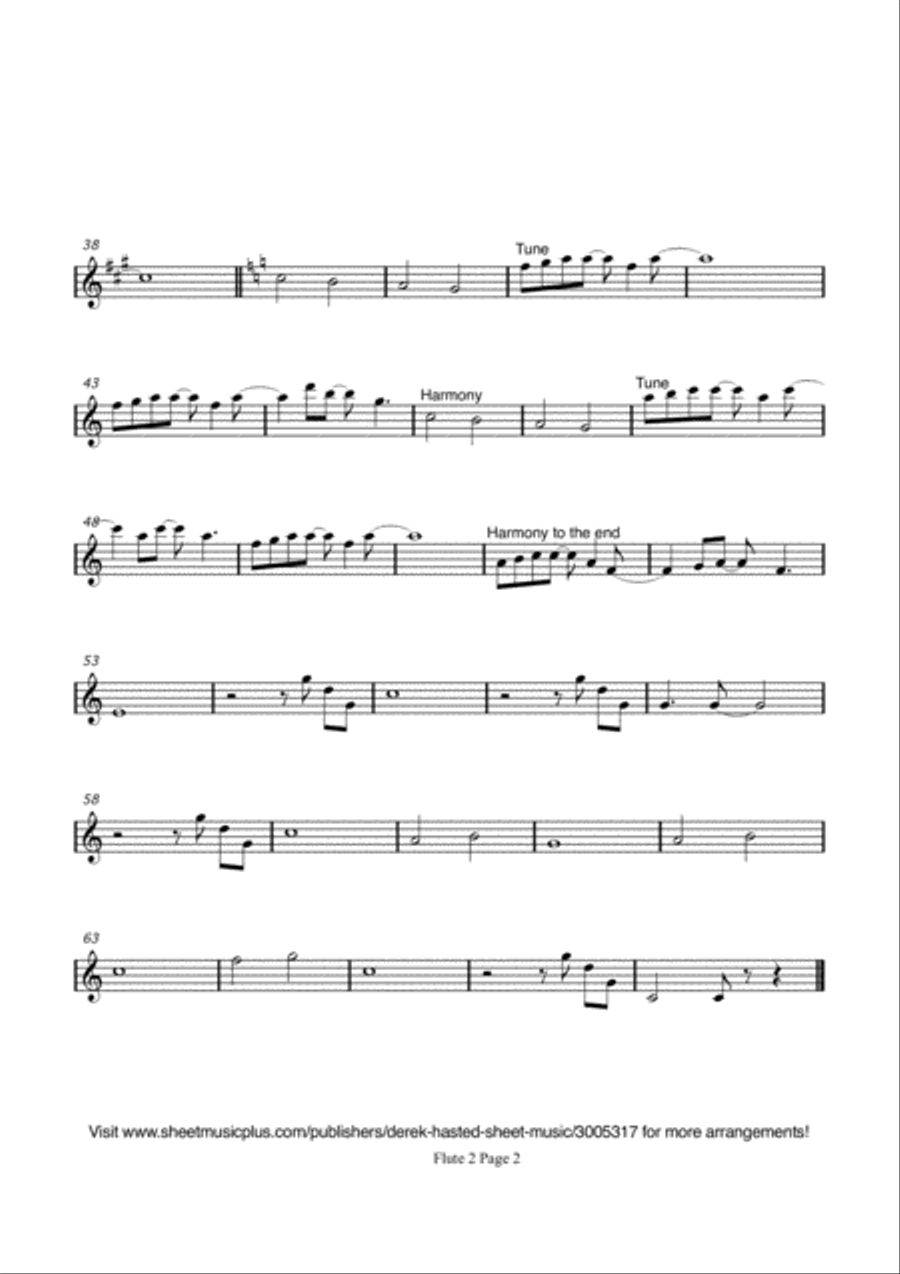 Forrest Gump - Main Title (Feather Theme) from the Paramount Motion Picture FORREST GUMP Flute scores gallery preview page 6