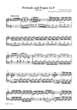 Organ Prelude & Fugue in F major (BWV 556) [for manuals/piano]