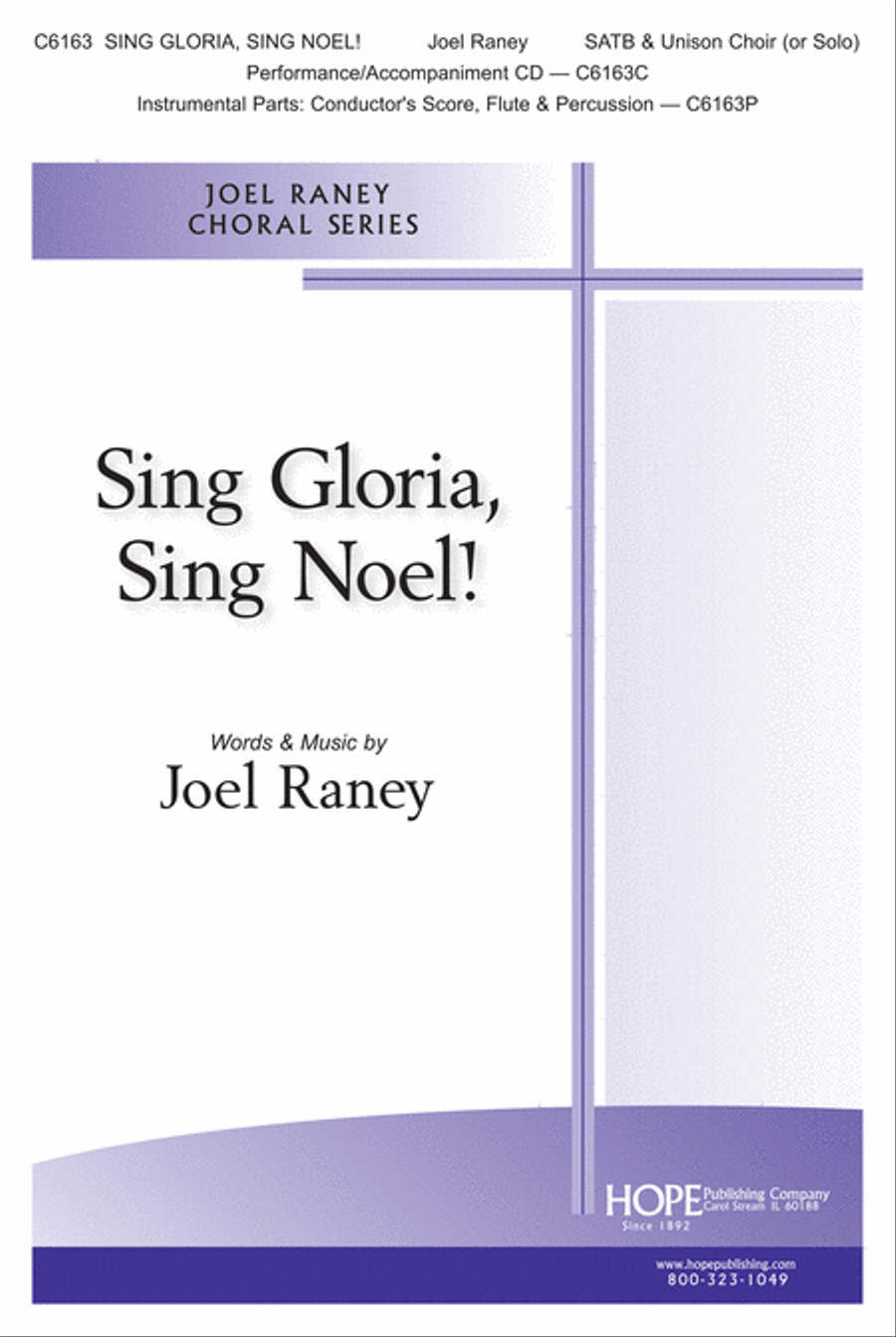 Sing Gloria, Sing Noel! SATB 4-Part scores gallery preview page 1