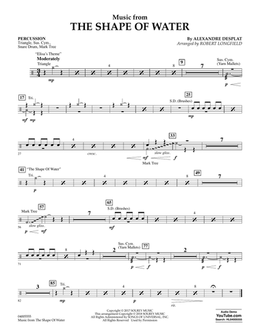 Music from The Shape of Water - Percussion