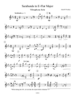 Sarabande in E-Flat Major