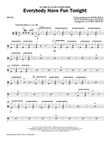 Everybody Have Fun Tonight (arr. Alan Billingsley) - Drums