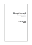 Elegant Strength (for solo contrabass)