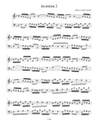 Two part Invention No. 2 in D minor of Jeffrey Joseph Arnold (Classical style)