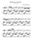Prelude in C Variation