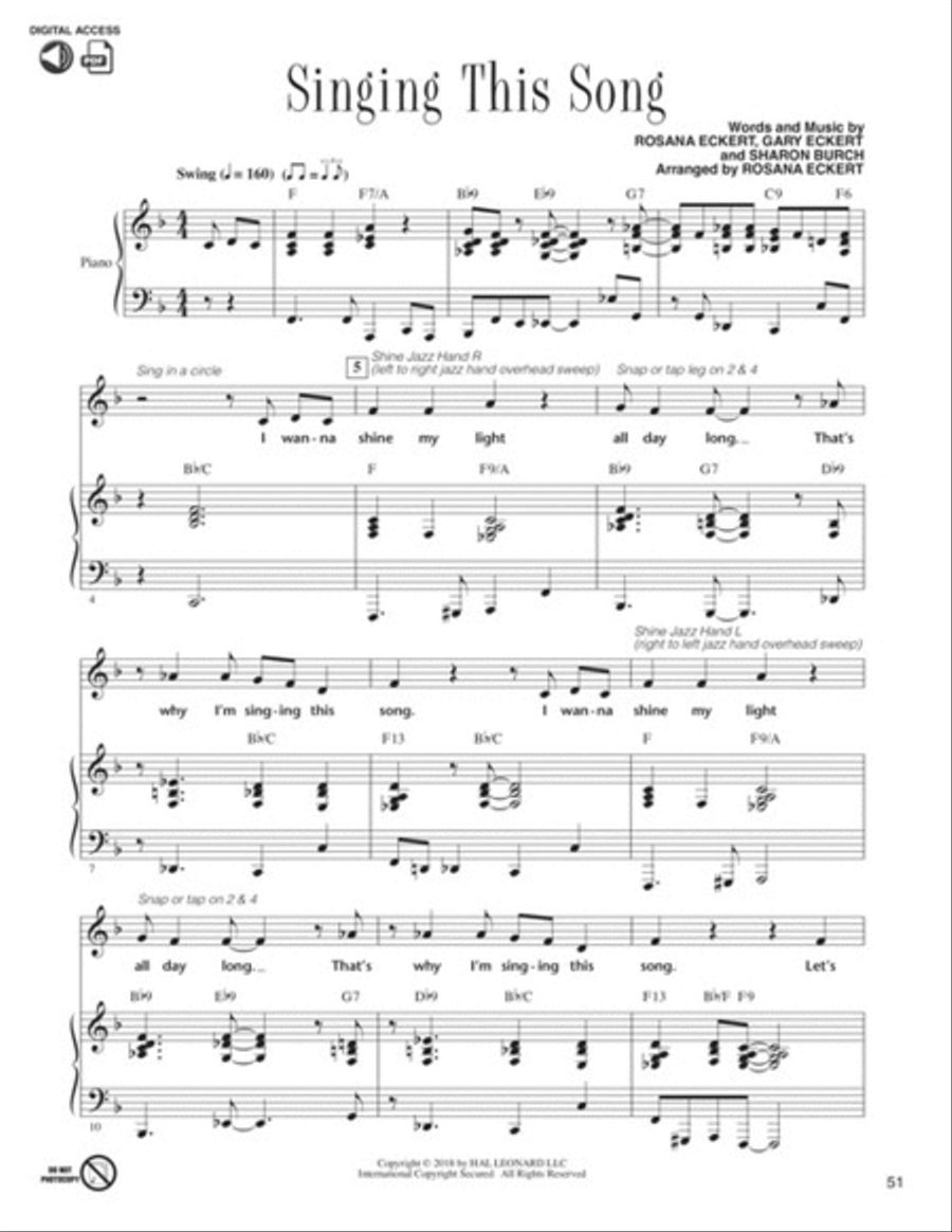 Jazz AND Kids Choir scores gallery preview page 7
