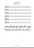 Mattinata 6 Part Harmony Choral Choir Tenor and Soprano Lead