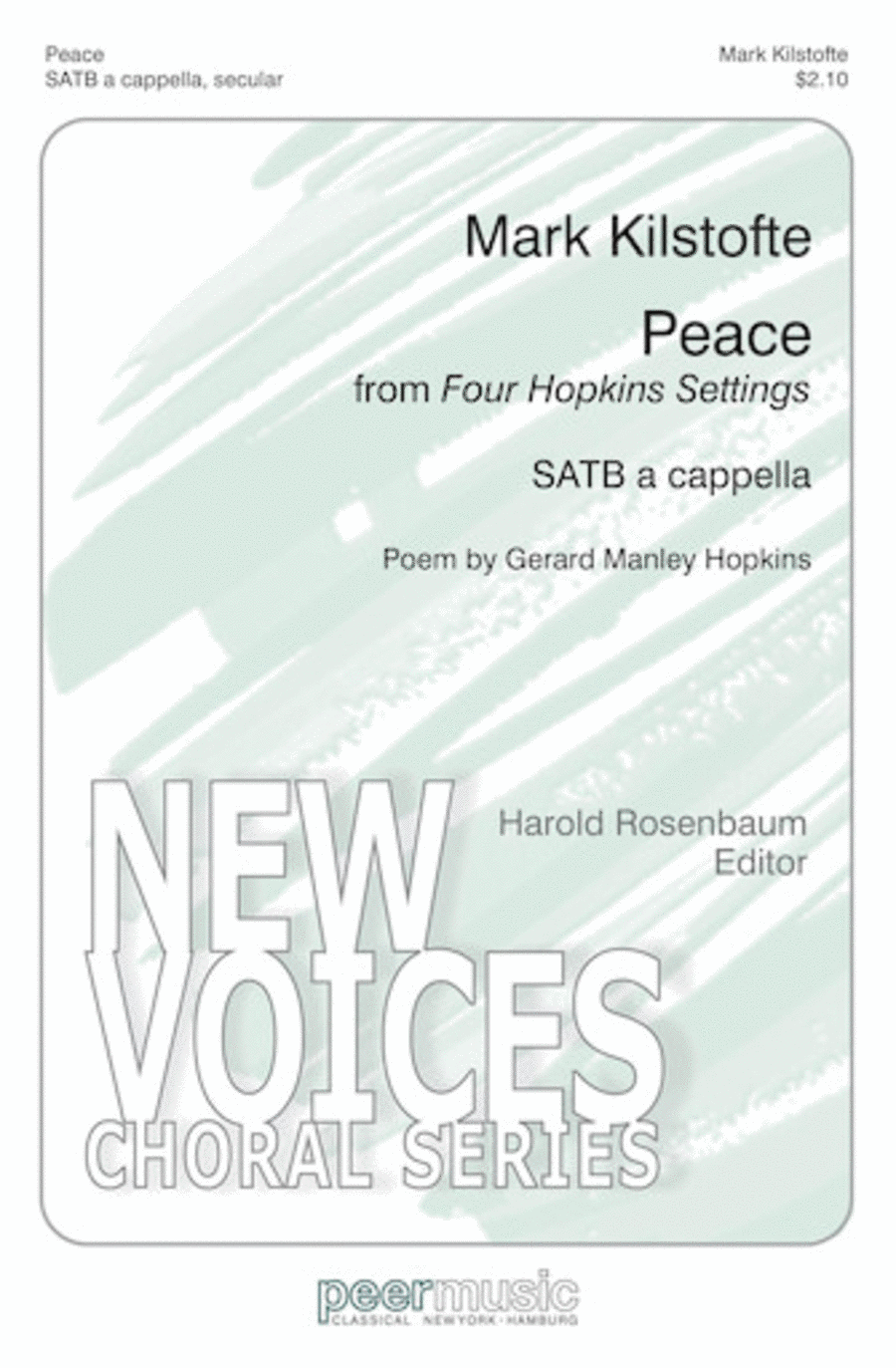 Peace 4-Part scores gallery preview page 1