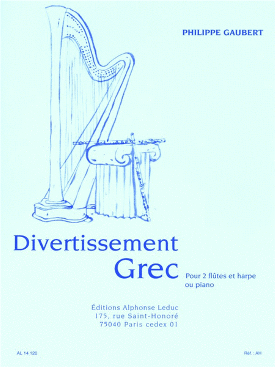 Divertissement Grec Flute scores gallery preview page 1