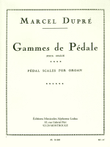 Gammes de Pédale pour Orgue
