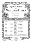 Vocalise-Etude - High Voice and Piano