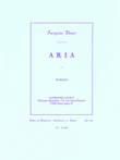 Aria for Flute (or Oboe), Clarinet and Piano