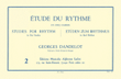 Etude du Rythme - Volume 2
