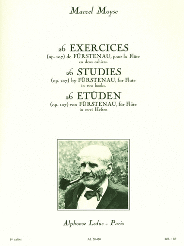 26 Studies (Op. 107) de Furstenau, pour la Flute – Vol. 1