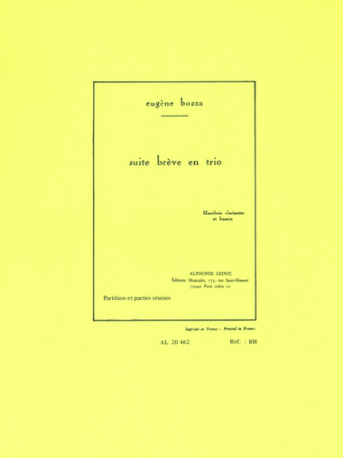 Short Suite in Trio Form, Op. 67