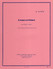 Concertino Basson Et Piano