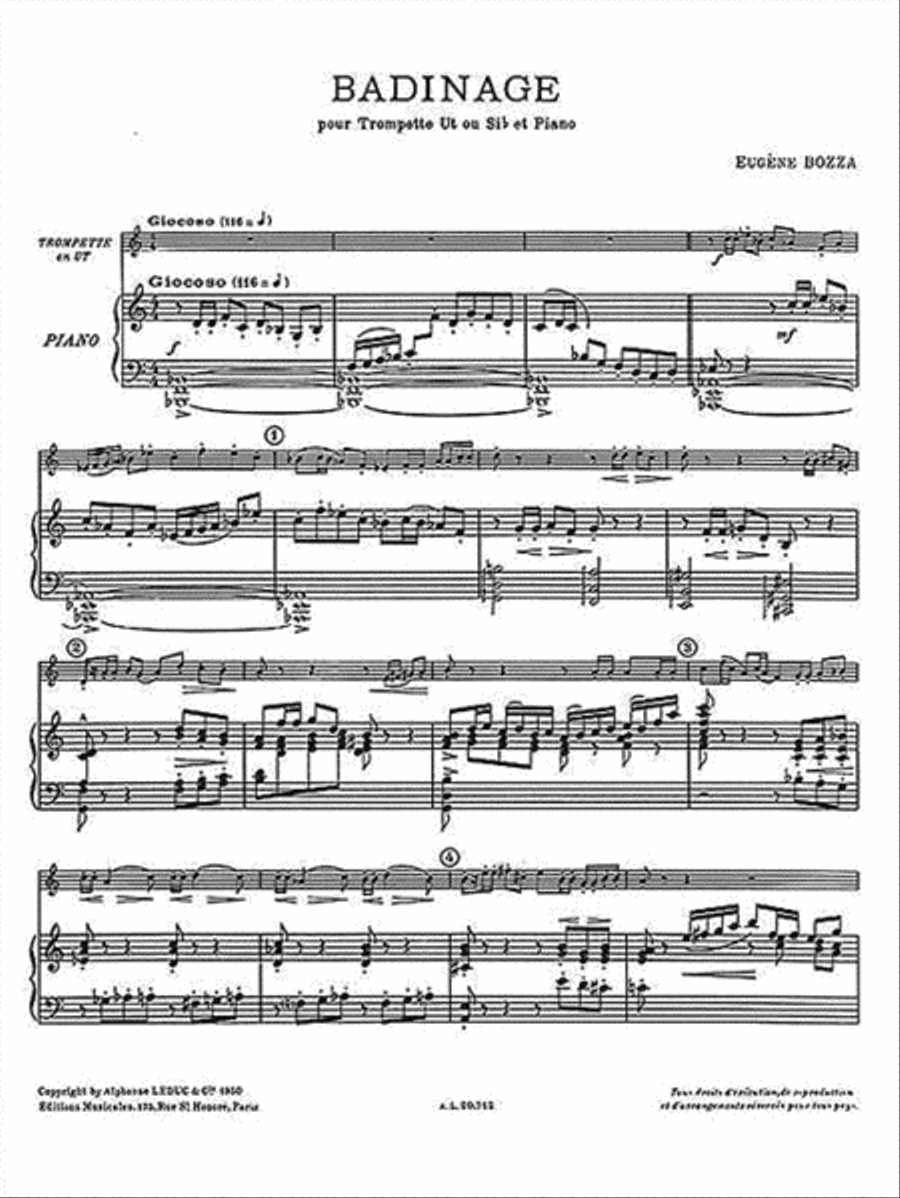 Badinage Badinage Trumpet Solo scores gallery preview page 2