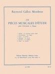 6 Pieces Musicales D'etude (clarinet & Piano) mini preview