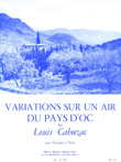 Variations On A Tune Of The Pays D'oc (clarinet And Piano)