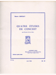 4 Etudes De Concert (percussion & Other Instrument(s))
