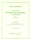 25 Etudes Techniques Et Melodiques Vol.2 (clarinet Solo) mini preview