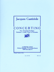 Concertino For Trumpet, Trombone, String Orchestra, Piano And Percu
