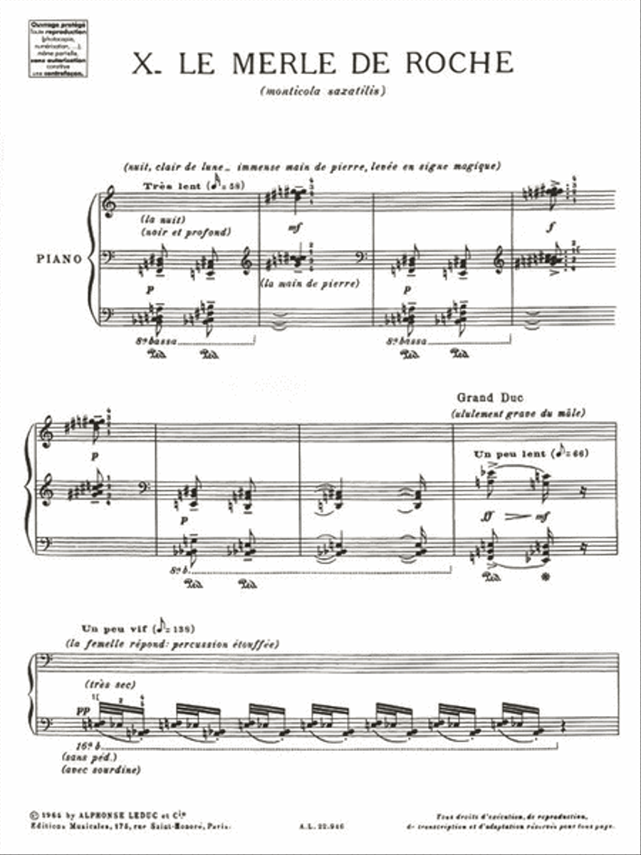 Catalogue of Birds (Catalogue d'Oiseaux) - Volume 6 Piano Solo scores gallery preview page 2
