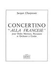 Concertino 'alla Francese' (ondes Martenot & Other Instruments)