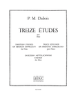 13 Etudes De Moyenne Difficulte (flute Solo)