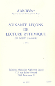 60 Lecons De Lecture Rythmique - Volume 2