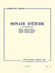 Sonate D'etude (saxophone Solo)
