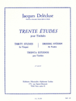 Jacques Delecluse - Trente Etudes Pour Timbales (2e Cahier)