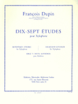 Dix-sept Etudes Pour Xylophone