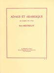 Adage And Arabesque (alto Saxophone And Piano)