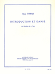 Introduction Et Danse For Alto Saxophone And Piano