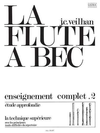 La Flute A Bec Vol.2 (recorder Solo)
