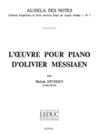 L'oeuvre Pour Piano D'olivier Messiaen (book)