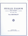 Feuillets D'album (violin & Piano)