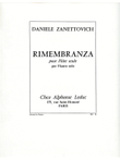 Rimembranza (flute Solo)