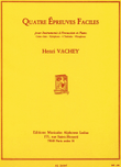4 Epreuves Faciles (percussion(s) & Piano)
