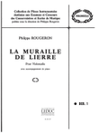 La Muraille De Lierre (cello & Piano)