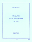 Romance Pour Cendrillon (harp Solo)